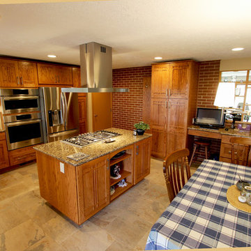 Pecan Mission Style Cabinets with Quartz Countertop ~ Wadsworth, OH