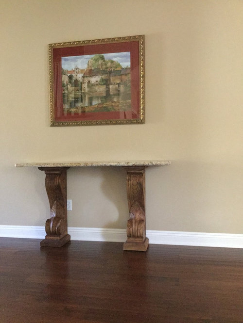 How do I accessorize this entry table?