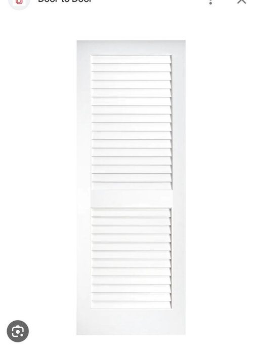 louvered door on an ensuite bathroom?