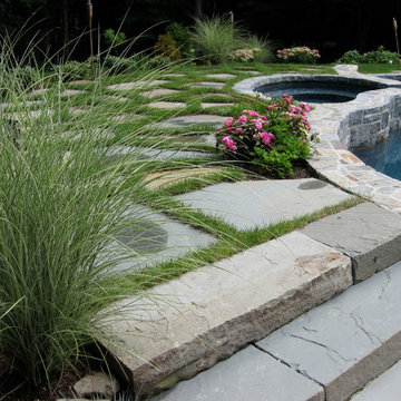 landscape design for existing pool