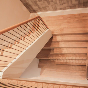 Project #81 | Modern Staircase with Integrated Seating