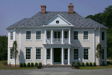 Traditional exterior home idea in New York