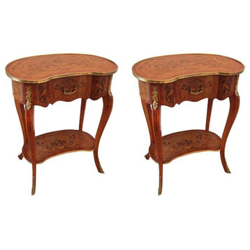 Consigned Pair of Louis XV Side Tables