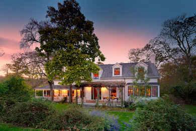 Rustic exterior home idea in Boston