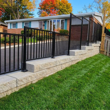 Retaining Wall & Fence