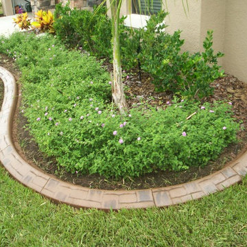flagstone brown w/ castle rock design