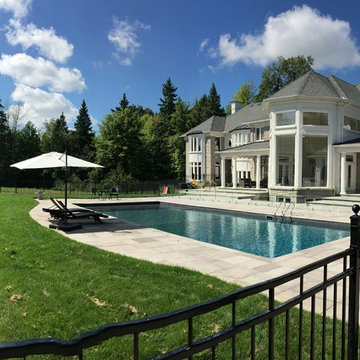 Custom Pool with Deck Jets