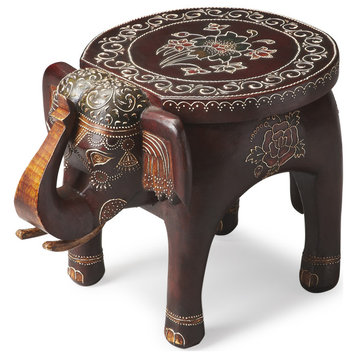 Botswana Hand Painted Accent Table, 1166290