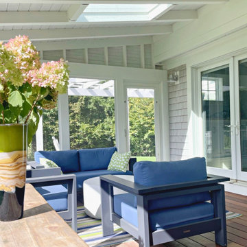 Screened-In Porch on our Custom Home