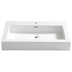 Contemporary Vanity Tops And Side Splashes by Buildcom