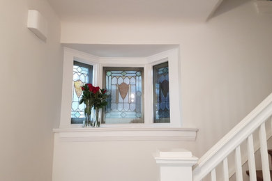 Inspiration for a modern entryway remodel in Toronto