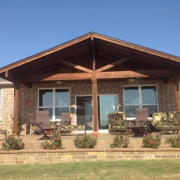 Open Gabled Roof Patio Cover