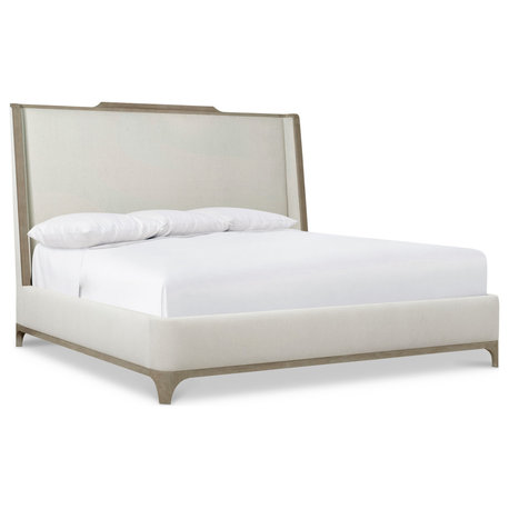 Bernhardt Albion Queen Upholstered Shelter Bed