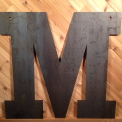 Custom metal letter 22" - Metal Wall Art