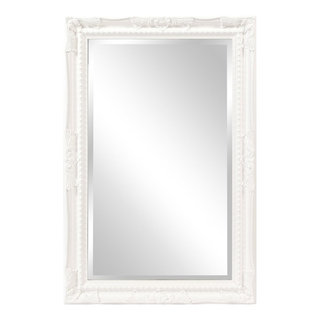 Queen Ann Rectangular Mirror - Eclectic - Bathroom Mirrors - by Uber Bazaar | Houzz