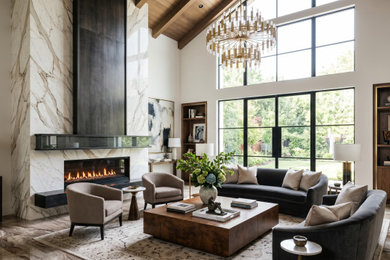 Example of a living room design in Miami