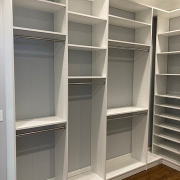 Custom Built-In Storage in White