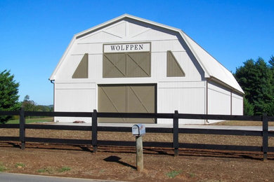 Inspiration for a huge timeless detached barn remodel in Other