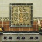 Painted bathroom floor Painted bathroom floor