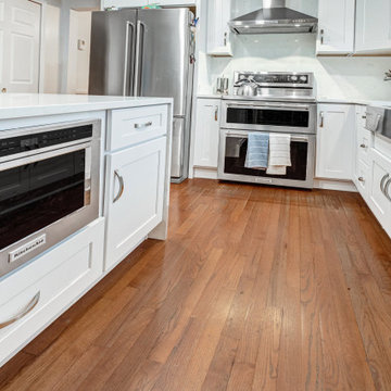 Transitional White Kitchen Remodel Woodbridge, VA