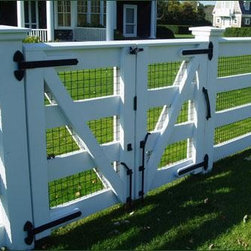 Four Rail Double Gate - Outdoor Products