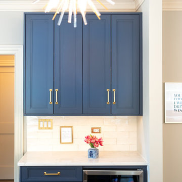 Bold & Refined Kitchen Cabinetry – Lake Bluff Dream Home