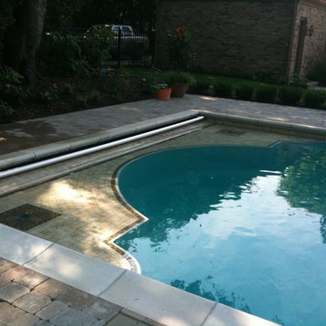 East Grand Rapids Villa Pool, Spa, Outdoor Kitchen, and Patios