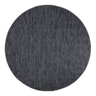 Solid Outdoor Rug for Patio or Balcony, 6'7