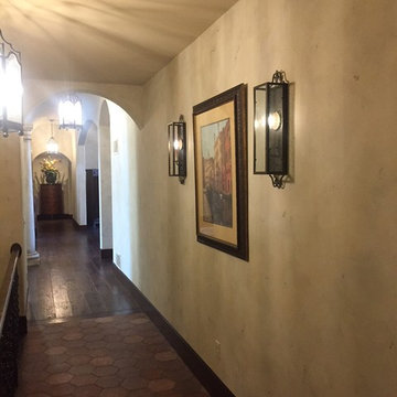 Old, worn plaster finish