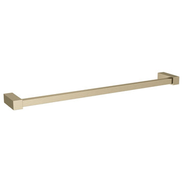 Amerock Monument Contemporary Towel Bar, Golden Champagne, 18" Center-to-Center