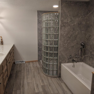Glass Block Shower