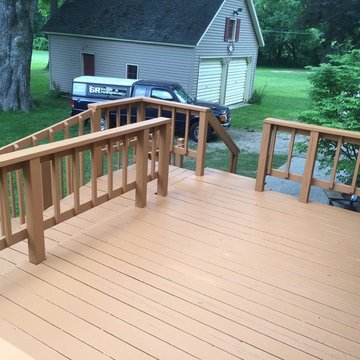 Deck cleaning & staining