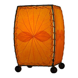Mini Square Table Lamp | Orange - Table Lamps