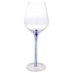 Contemporary Wine Glasses by Qualia Glass, Inc.
