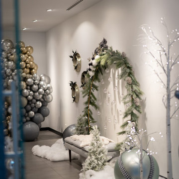 Holiday Photo Room Set Up