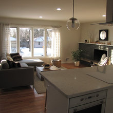 Open floor plan, St. Anthony, MN remodel
