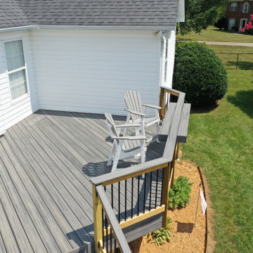 Trex Transcends Deck with Railing Bar Top