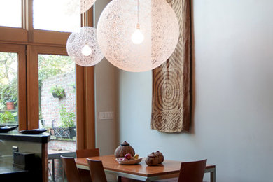 Trendy dining room photo in New York