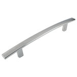 Door Corner - Cosmas 2363-128CH Polished Chrome 5&rdquo; CTC Subtle Arch Cabinet Pull - Color/Finish: Polished Chrome