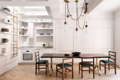 Dining room - 1950s dining room idea in Other