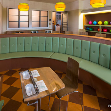Vintage 1950s Equipment Restored for Retro Home Bowling Alley