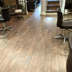 Salon Flooring Installation - Laminate Flooring