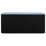 Nice Planter LLC - Nice Planter Bench, Black, 20"x46"x20" - Planters are shaped from metal by skilled craftsmen utilizing precise folding of the metal to create a planter that uses no welding during the manufacturing process and assembles into a rectangular shape from five panels. Planter panels interlock together to form incredibly solid plant container that can accommodate large plants. Most of all, the planter is simple, modern and minimalistic. Aluminum planters are powder coated to provide a vibrant durable finish.  Corten Steel planters do not ship pre-weathered and will arrive with the bare steel finish which will have to weather over time.