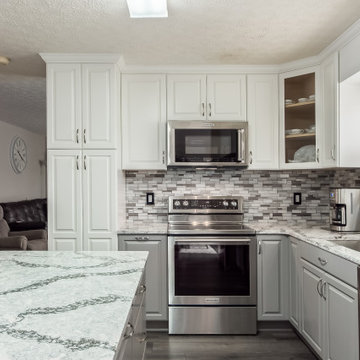 Kitchen Remodel Done in a Subtle Two-Tone Color