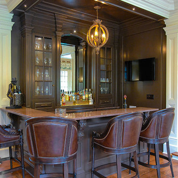 Unique Home Bar Designed by Interior Designer Linda Caruso
