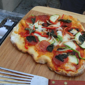 The Szafarski Family Wood Fired Brick Pizza Oven in California