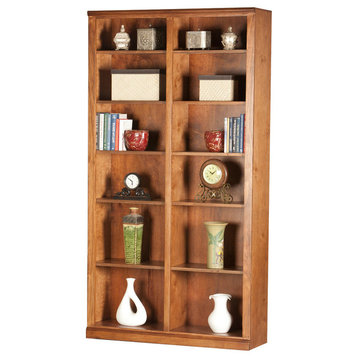 1-Shelf Tall Double Wide Bookcase (Midnight Blue)