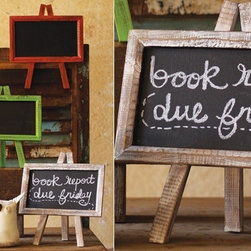 Display Chalkboards On Pedestals, Set Of 3 - Products