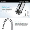 Kraus KPF-2620 Oletto 1.75 GPM 1 Hole Pull Down Kitchen Faucet - Chrome