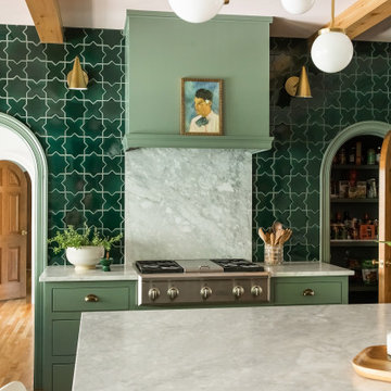 Evergreen Star and Cross Kitchen